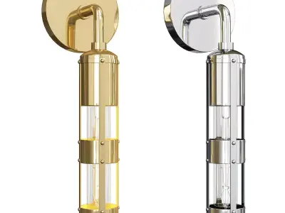 Mitzi Violet Long Wall Sconce Low-poly 3D model