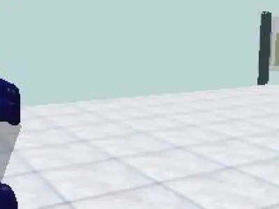 Small living room Low-poly 3D model