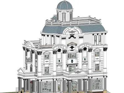 Castle House - revit file 3D model 3D model