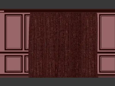 Curtain Set 211 3D model