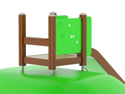 Lappset Embankmen Slide  3D model