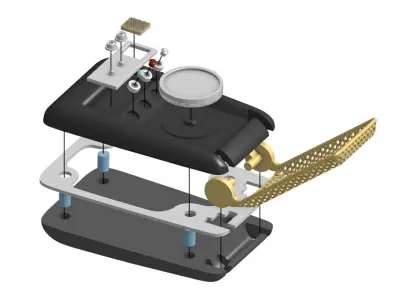 Star Trek TOS Communicator 3D print model