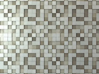 Apavisa Nanoevolution Tile Mosaic 3D model