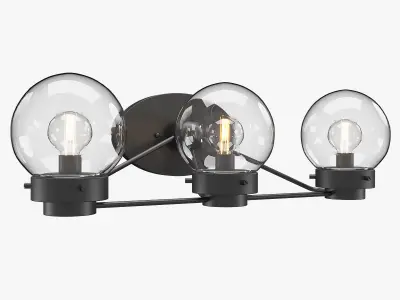 Spatial Bath Vanity Wall Light Collection 3D Model Pack