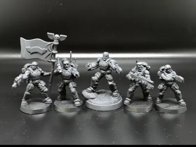 Scions of War Delta One 3D print model