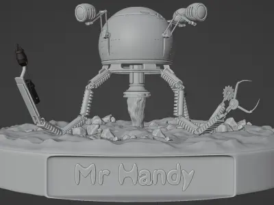 Mr Handy from Fallout 3D model