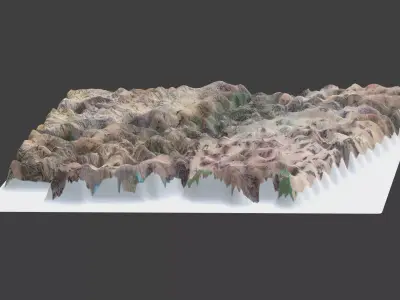 Arizona State Low-poly 3D model