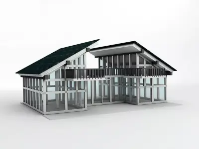 House 12 Low-poly 3D model