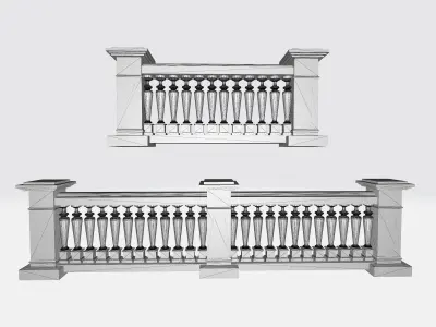 Classic Balustrade 3D print model