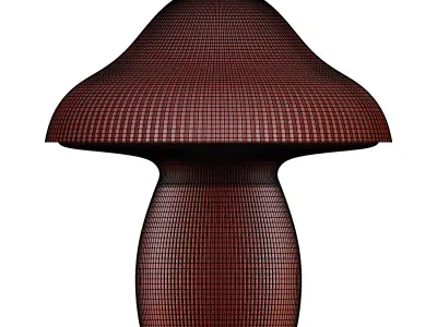 Mushroom Lamp Concept 3D print model