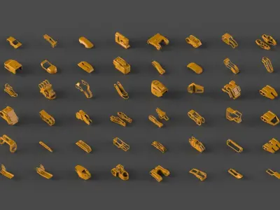 Hard Surface KitBash Vol 5 3D model