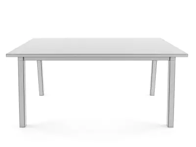 Dining table CHARA black 3D model