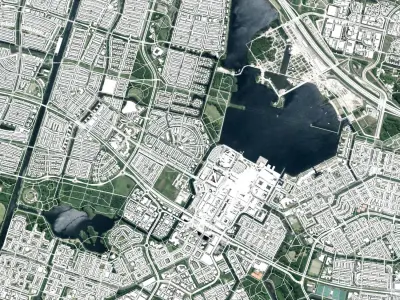 Cityscape Almere Netherlands 3D model