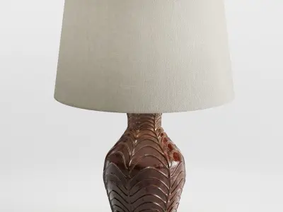 Sinclair Table Lamp Swags Yellow Manganese by Paolo Moschino 3D model