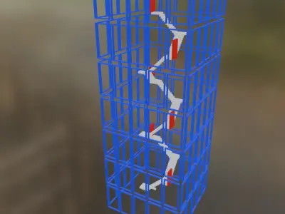 Transparent Building 3D model purchase
