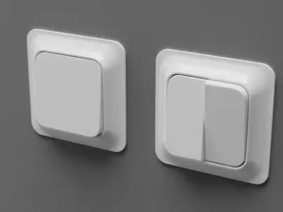 Trendy Light-switches 3D model