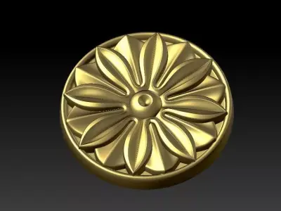 Decorative patterns  architectural  CNC machine output 3D model