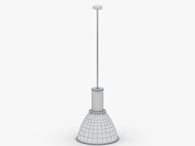 1504 - Hanging Lamp Low-poly 3D model