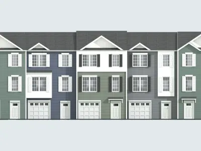 Cape Cod House 13 3D model