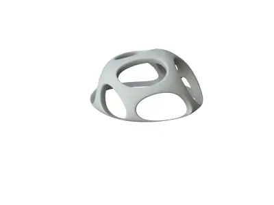 SciFi Cube Object No 51388 Low Poly Shape Low-poly 3D model