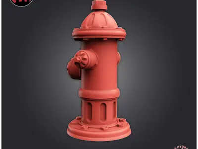 Fire Hydrant 3D print model