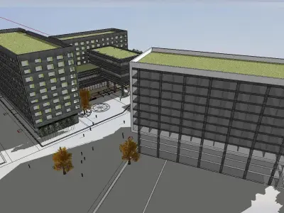 vacation spot-Resort-Fashion Leisure Hotel-0255 3D model