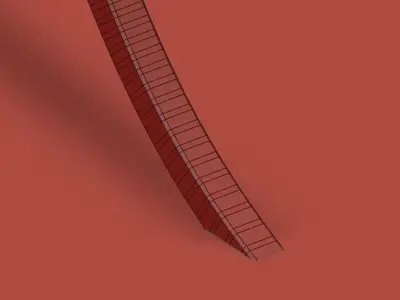 Clarissa glass drop quadro 3D model