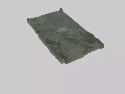 Jabalpur City Low-poly 3D model