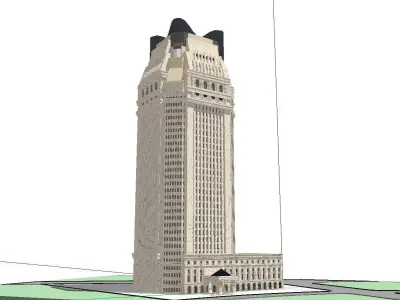 vacation spot-Resort-Fashion Leisure Hotel-0112 3D model