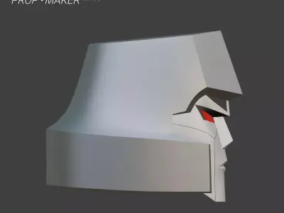 DIY Transformers G1 Megatron Helmet EVA Foam Template 3D model