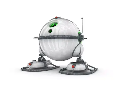 Funny Robot Character 3D model purchase