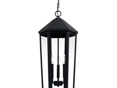 Ariyelle Outdoor Hanging Lantern - 2 Colour 3D model