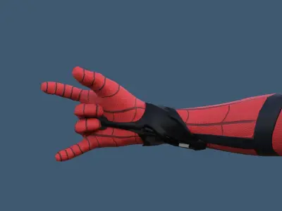Spider-Man  Homecoming  Low-poly 3D model