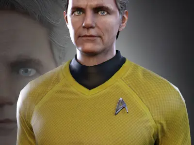 Kelvin Christopher Pike For G8M 3D model