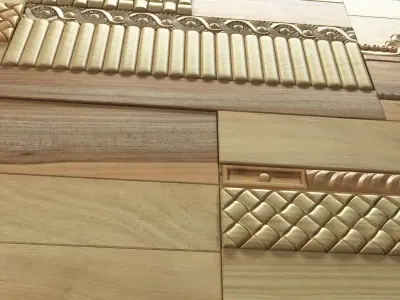 Wanderwall Phoenix 3d Wall Wood Tiles 3D model