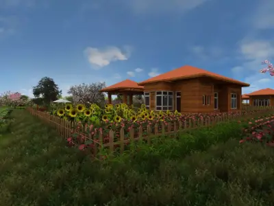 Village View 3D model