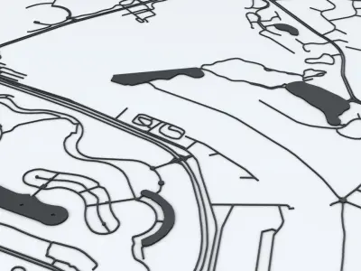 Gold Coast Road Network and Streets 3D model