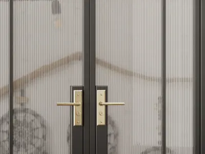 Entrance door set7 3D model