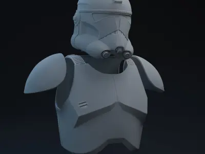 P2 FO Clone v2 One-Twelfth Scale Printable Kit 3D print model