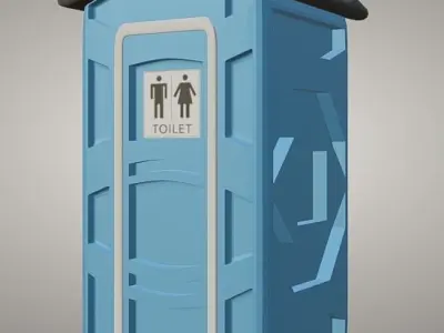 Porta Potty 3D model