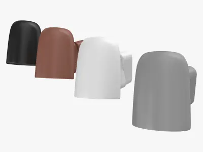 Wall Lamp Nut A 01 Outdoor Indoor By Bover 3D model