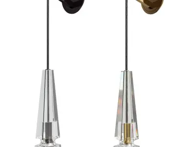 CHAMONIX SCONCE Low-poly 3D model