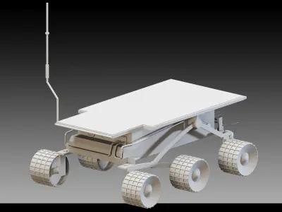 6 Sci- Fi Vehicles- High detail 3d models Low-poly 3D model