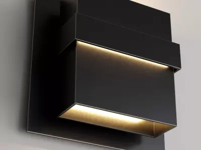 Madame Wall light  Low-poly 3D model