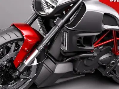 Ducati Diavel 2011 3D model
