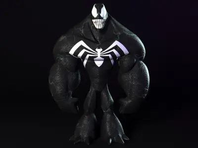 Venom JoeN Low-poly 3D model