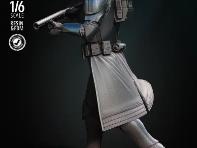 STAR WARS Purge Trooper Sculpture Tested for 3D printing 3D print model