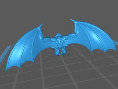 Vargouille - SkulDrak the Flying Head Free 3D print model