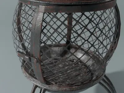 Chimenea - Rusty 3D model