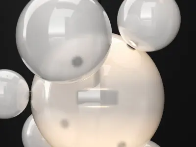 Giopato and Coombes BOLLE 6 bubble Frostblack 3D model